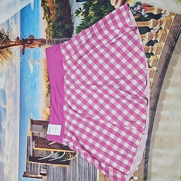Nike Pink Checkered Skort Size XL NWT - Picture 8 of 9